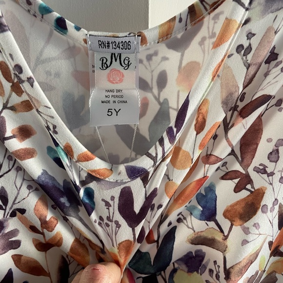 Girls’ size 5Y Mia Bella NWOT Fall dress - also in 4Y - Picture 7 of 8